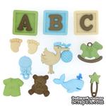 Набор декоративных пуговиц Dress It Up - New Arrival - Baby Boy - ScrapUA.com