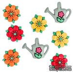 Набор декоративных пуговиц Dress It Up - Sun Sprinkles - ScrapUA.com