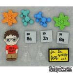 Набор декоративных пуговиц Dress It Up - Little Genius - ScrapUA.com