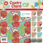 Набор скрапбумаги GCD Studios - Country Charm Collection, 12 двусторонних листов, размер 30х30 см - ScrapUA.com