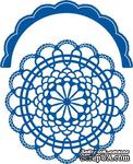 Нож для вырубки от Cheery Lynn Designs - Daphne Doily with Angel Wing - ScrapUA.com