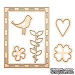 Ножи от Spellbinders - So Tweet Die Set - Small Die of the Month Club - ScrapUA.com