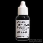 Заправка для архивных чернил Ranger - Archival Ink - Jet Black - ScrapUA.com