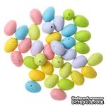 Набір великодніх яєць Easter Eggs Rainbow 3, пастельні, 36 шт, dpCraft - ScrapUA.com