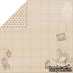 Лист двусторонней скрапбумаги Fabscraps - Baby Bear Double-Sided Cardstock - Story Bear 2, 30х30 см - ScrapUA.com