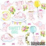 Лист с карточками для вырезания. Набор Little elephant, ТМ Фабрика Декора - ScrapUA.com