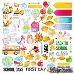 Лист с картинками для вырезания Cool School, ТМ Фабрика Декору - ScrapUA.com