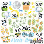 Лист с картинками для вырезания. Набор My little panda boy, ТМ Фабрика Декору - ScrapUA.com