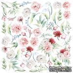 Лист с картинками для вырезания Peony garden 30,5х30,5 см, ТМ Фабрика Декора (01109F) - ScrapUA.com