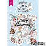 Набор высечек, коллекция Winter love story, 61 шт., ТМ Фабрика Декора - ScrapUA.com