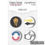 Набор скрапфишек ТМ Фабрика Декора из 4 шт № 215 - ScrapUA.com