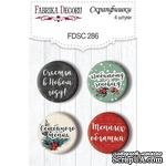 Набор скрапфишек ТМ Фабрика Декора из 4 шт № 286, The Spirit of Christmas - ScrapUA.com