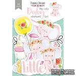 Набор высечек коллекция My cute Baby elephant girl 44 шт, ТМ Фабрика Декора - ScrapUA.com