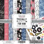Набор скрапбумаги - Specially for him, 30,5x30,5 см, ТМ Фабрика Декора - ScrapUA.com