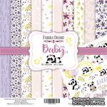 Набор бумаги 20Х20 My little baby girl, ТМ Фабрика Декору - ScrapUA.com