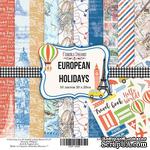 Набор скрапбумаги European Holidays, 20x20см, Фабрика Декору - ScrapUA.com
