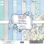 Набор скрапбумаги Shabby baby boy redesign 20x20см, ТМ Фабрика Декора - ScrapUA.com
