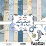 Набор скрапбумаги Memories of the sea 20x20 см 10 листов, ТМ Фабрика Декора - ScrapUA.com