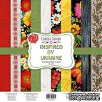 Набор двусторонней скрапбумаги Inspired by Ukraine 20x20см 10 листов, ТМ Фабрика Декора - ScrapUA.com