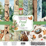 Набір двостороннього паперу для скрапбукінгу Forest life 20х20 см 10 аркушів - ScrapUA.com