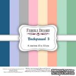 Набор скрапбумаги - Backgrounds 3, 15x15см, Фабрика Декору - ScrapUA.com