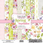 Набор скрапбумаги Spring Inspiration 30,5х30,5 см 10 листов, ТМ Фабрика Декора - ScrapUA.com