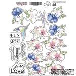 Набор наклеек Tender orchid, ТМ Фабрика Декора - ScrapUA.com