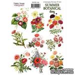 Набор наклеек (стикеров) 9 шт Summer botanical diary  190, ТМ Фабрика Декора - ScrapUA.com