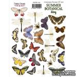 Набор наклеек (стикеров) 27 шт Summer botanical diary  192, ТМ Фабрика Декора - ScrapUA.com