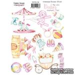 Набор наклеек (стикеров) 16шт My cute Baby elephant girl 238, ТМ Фабрика Декора - ScrapUA.com
