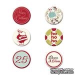 Набор пуговиц Fancy Pants - Merry little Christmas Flair - ScrapUA.com