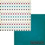 Лист двусторонней скрапбумаги Fancy Pants - Timbergrove Play Day Paper, 30х30 см - ScrapUA.com