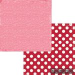 Лист двусторонней скрапбумаги Fancy Pants - Be.Loved Love Letter Paper, 30х30 см - ScrapUA.com