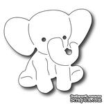 Лезвие Frantic Stamper - Precision Die - Baby Elephant - Слоник - ScrapUA.com