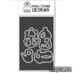 Набор лезвий Gerda Steiner Designs - Snowman Friends 4x6 Die Set - ScrapUA.com