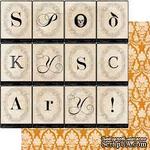 Акция! Двусторонний лист бумаги от My Mind&#039;s Eye - Happy Haunting - Spooky, 30,5x30,5см - ScrapUA.com