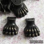 Ножки для шкатулок металлические, 4 детали - ScrapUA.com