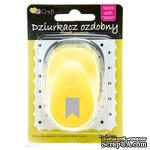 ДЫРОКОЛ ФИГУРНЫЙ 2,5СМ ФЛАЖОК ПРЯМОУГОЛЬНЫЙ, TM dpCraft (Dalprint) - ScrapUA.com