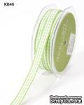 Лента SOLID/CHECK, ширина 5мм, цвет LIGHT GREEN, 90см - ScrapUA.com