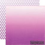 Лист скрапбумаги от Echo Park - Purple Ombre, 30х30 см - ScrapUA.com