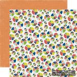 Лист двусторонней скрапбумаги Pie Charts, Paper &amp; Glue, Echo Park, 30х30 см - ScrapUA.com