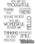 Штампы от Poppystamps - Art Deco You Are Wonderful clear stamp set - ScrapUA.com