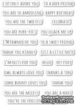 Штампы от Poppystamps - Whittle Sayings clear stamp set - ScrapUA.com