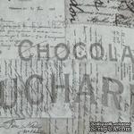 Ткань 100% хлопок - Tim Holtz Eclectic - French-Taupe, 45х55 см - ScrapUA.com