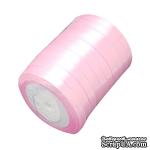 Ленточка атласная  Pink, 10мм, цвет розовый, 90 см - ScrapUA.com