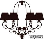 Акриловый штамп Chandelier 3 Люстра, размер 4,3 * 3,8 см - ScrapUA.com
