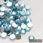 Стразы Aquamarine, 3.8~4мм, цвет голубой, 20 шт. - ScrapUA.com