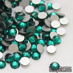 Стразы Emerald, 4.6~4.8мм, цвет зеленый, 20 шт. - ScrapUA.com