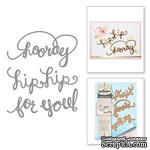 Нож для вырубки от Spellbinders - Quite Contrary - Debi Adams - Hip Hip Hooray - ScrapUA.com