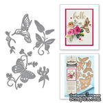 Нож для вырубки от Spellbinders - Stacey Caron - Botanical Bliss - Botanical Flutters - ScrapUA.com